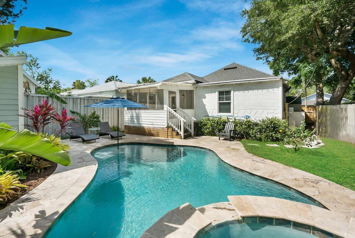 Charming Cottage W Pool, Walkable To Downtown St. Augustine Eksteriør bilde